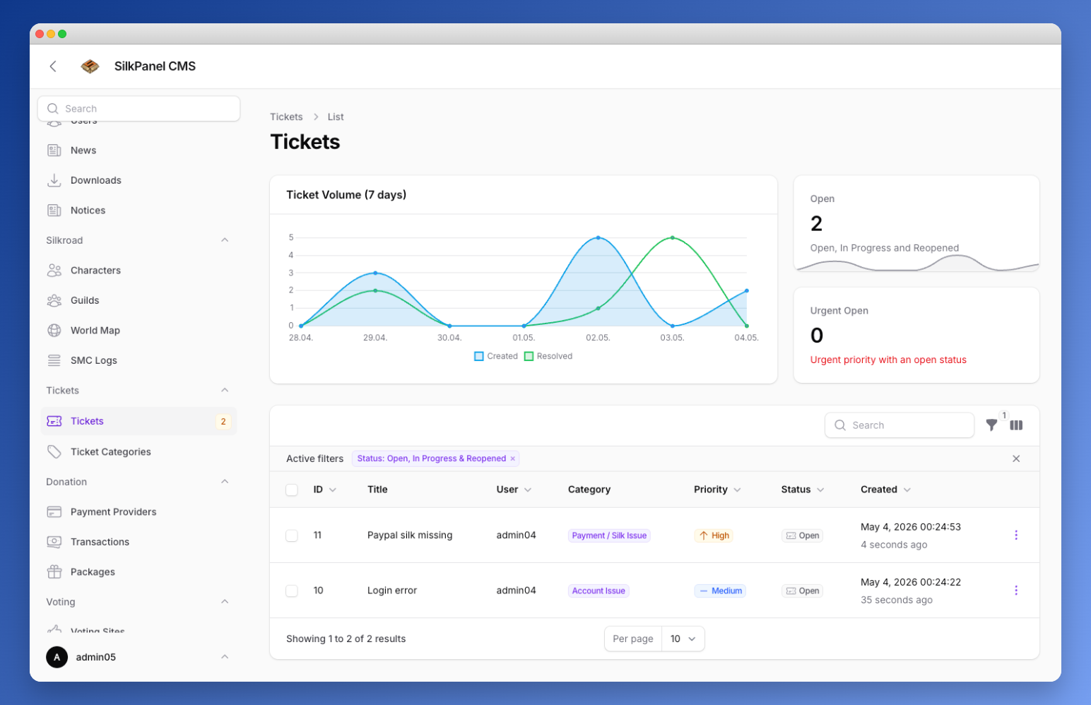Ticket System